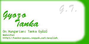 gyozo tanka business card