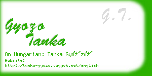 gyozo tanka business card